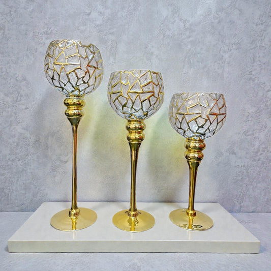 Candelabros de cristal